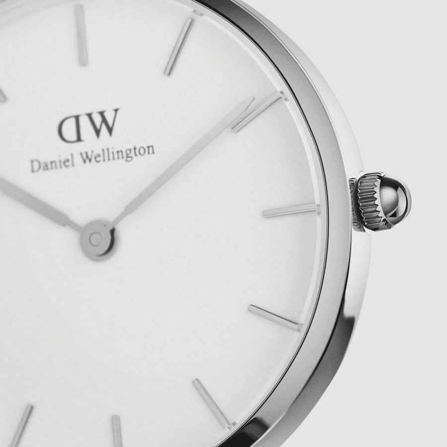 Đồng Hồ Dw Daniel Wallington Petite Reading Nữ Trắng Đen